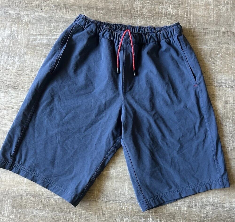 Olivers All Over Shorts Men M Tall Blue Stretch Athletic Drawstring 10” inseam